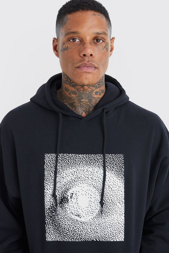 Oversize Hoodie mit Print