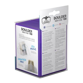 Ultimate Guard Boulder Deck Case 100+ Standard Size Amathyst