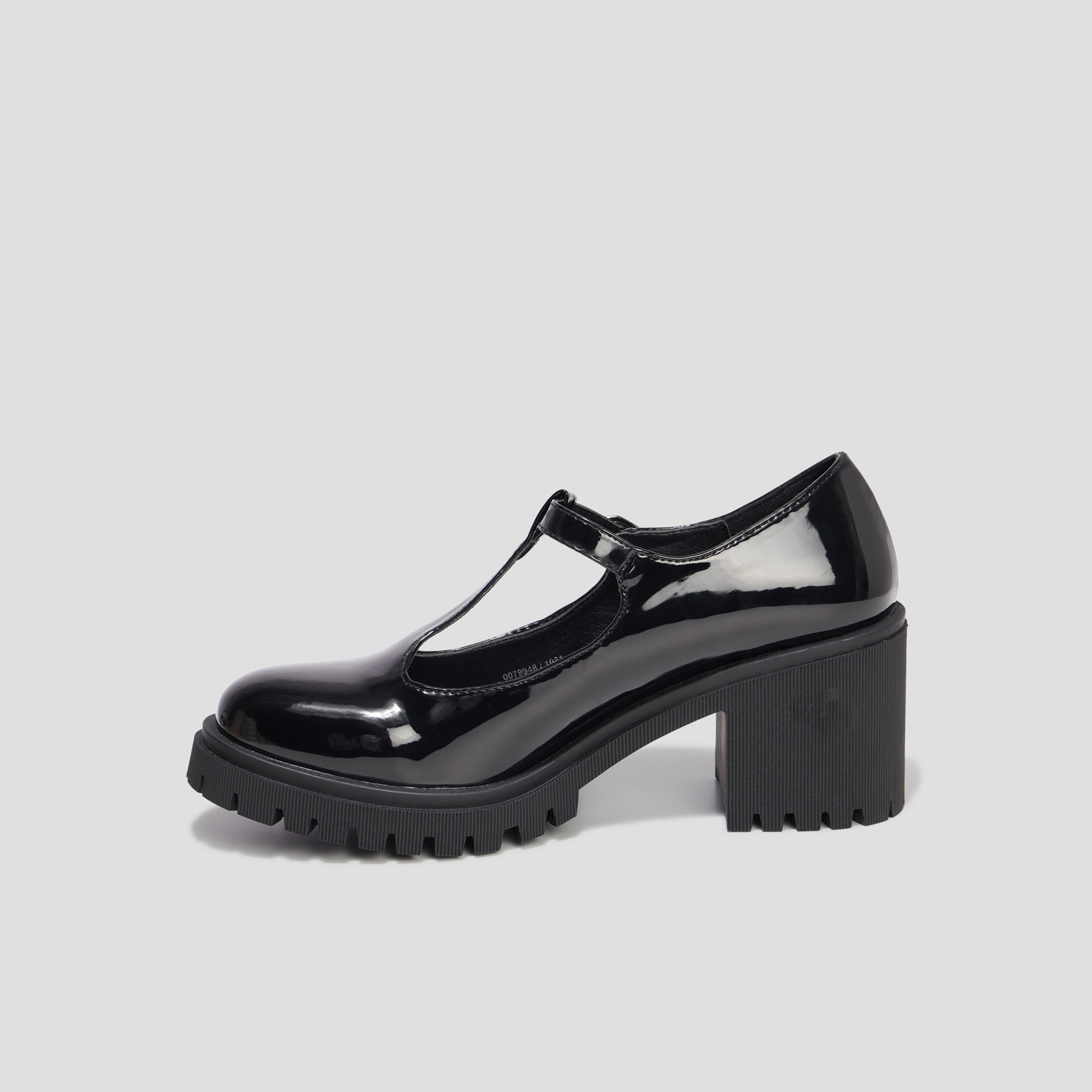 Loafers salomé vernies crantées Liberto noir femme | La Halle