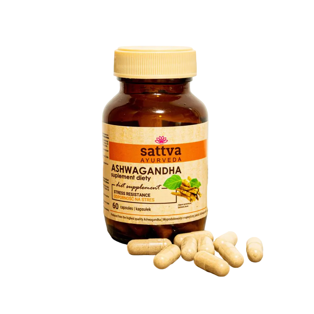 Capsules d'extrait d'ashwagandha Sattva Ayurveda