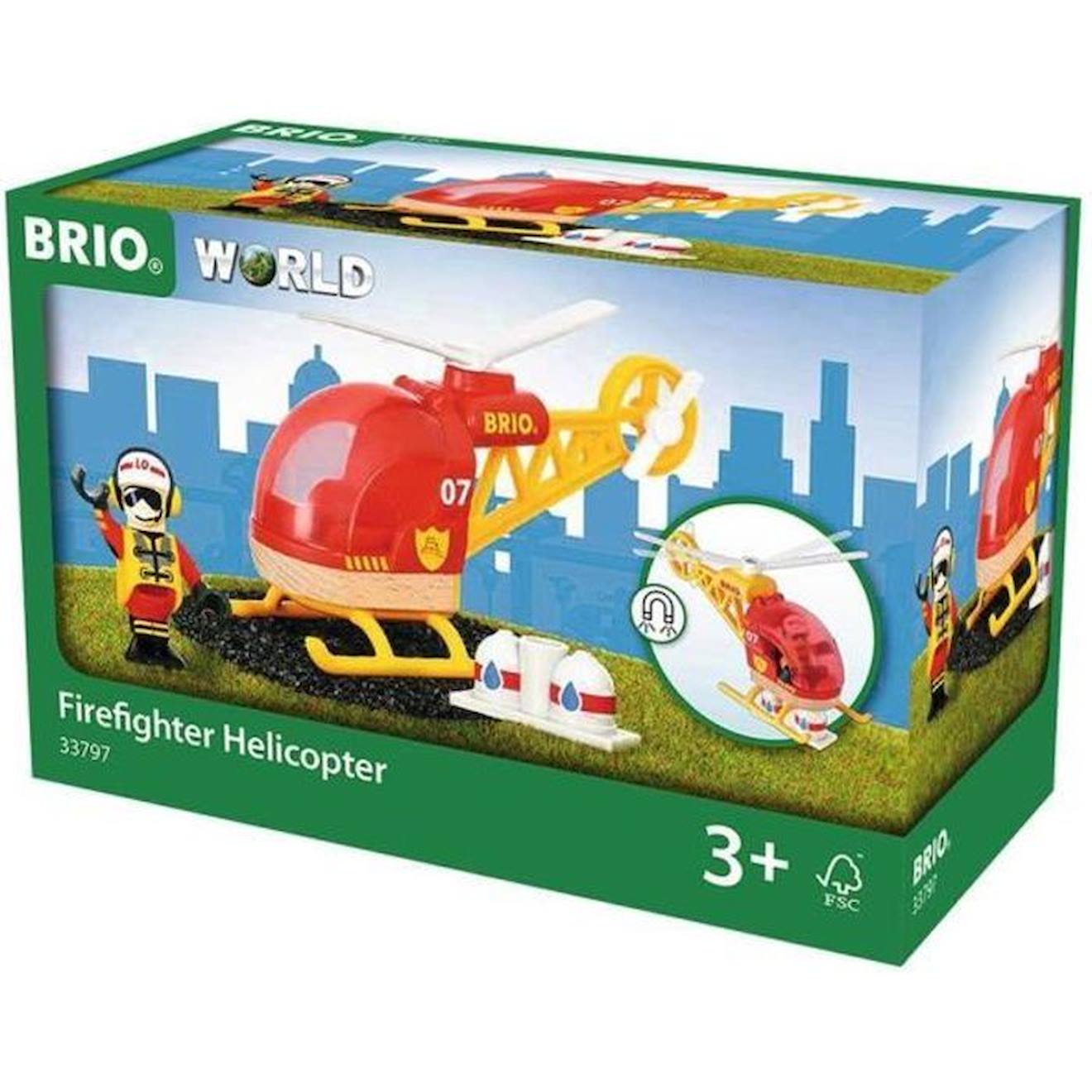 Brio World Hélicoptère des Pompiers