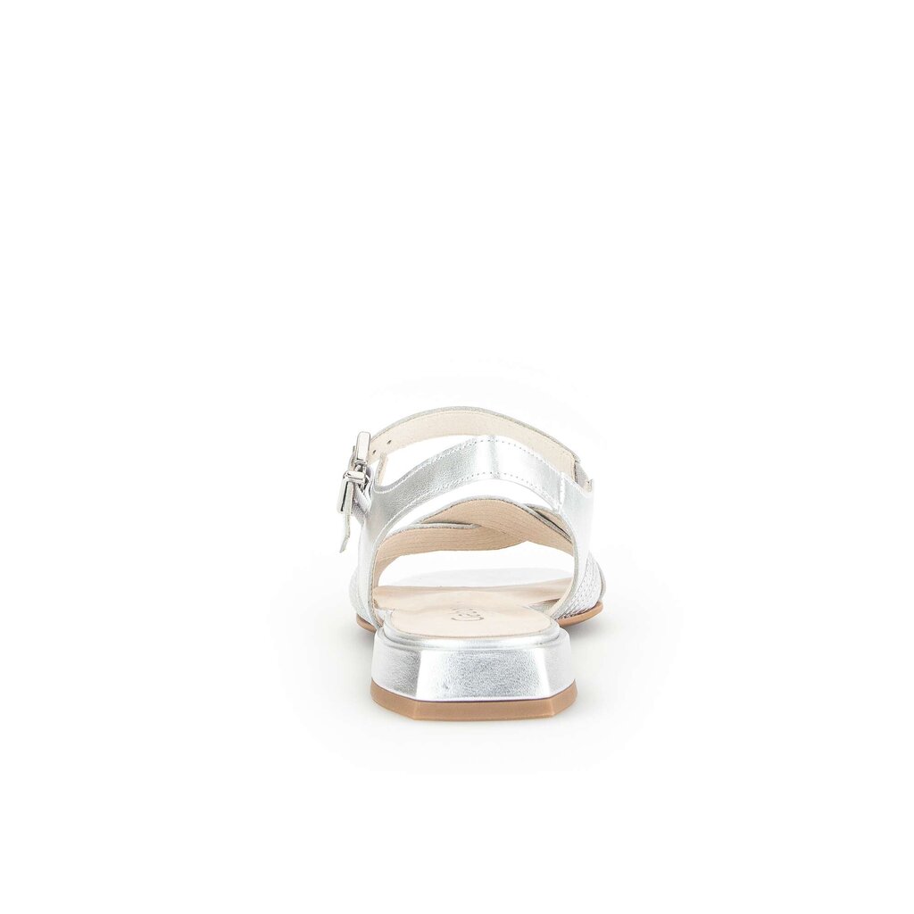 Gabor comfort Riemchensandale silber
