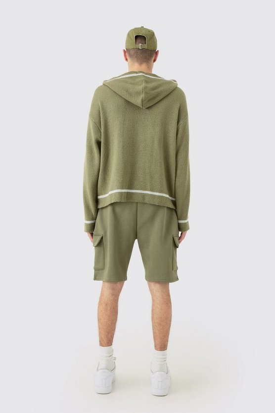 Lockere mittellang Cargo-Shorts