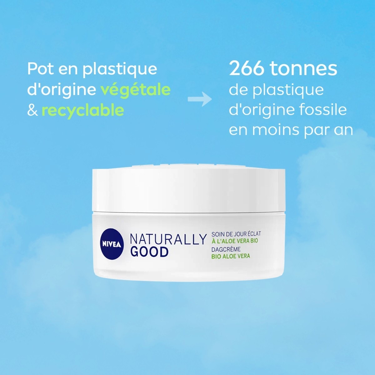 Crema de día NIVEA Radiance con aloe vera orgánico
