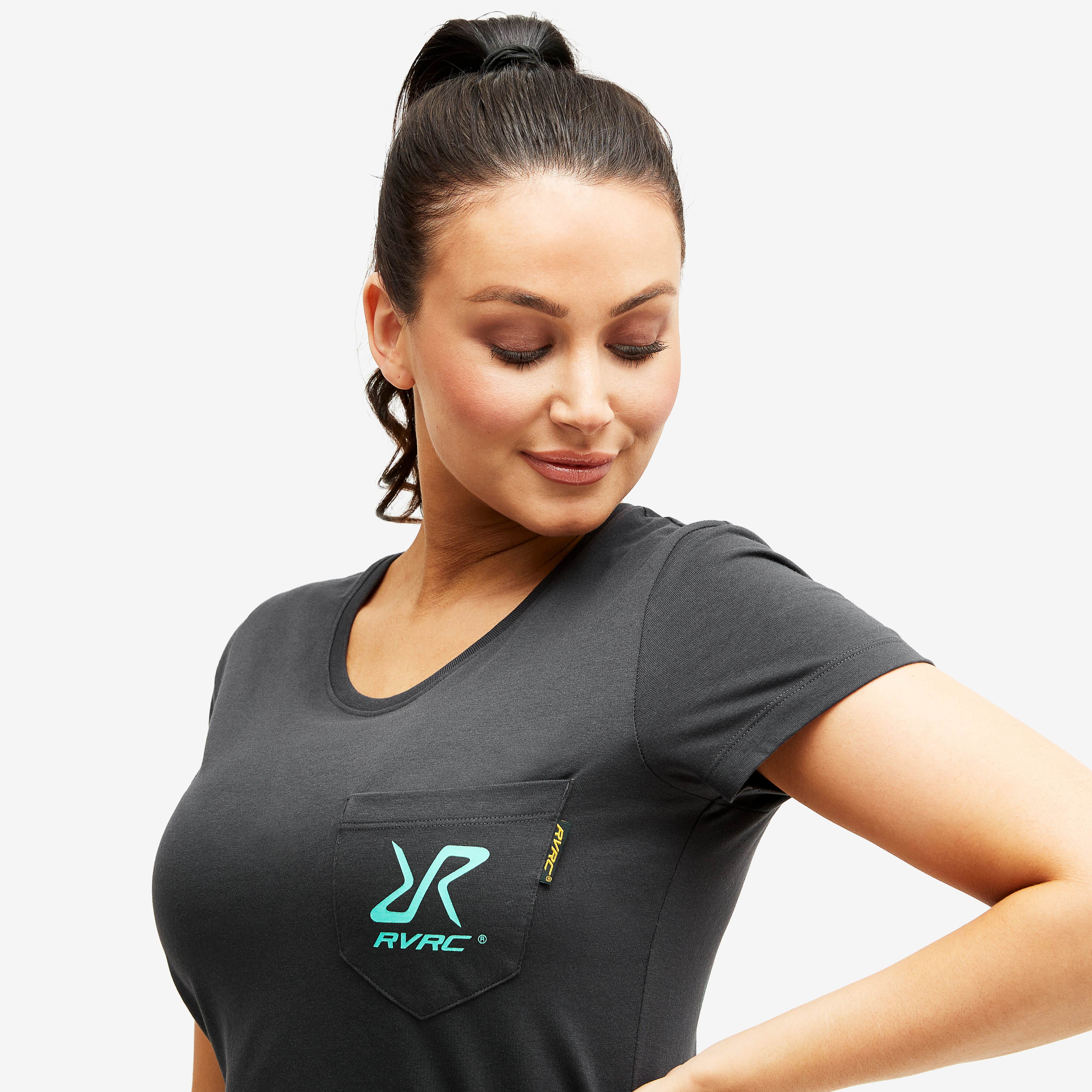 Fat Graphic Tee Femme Obsidian