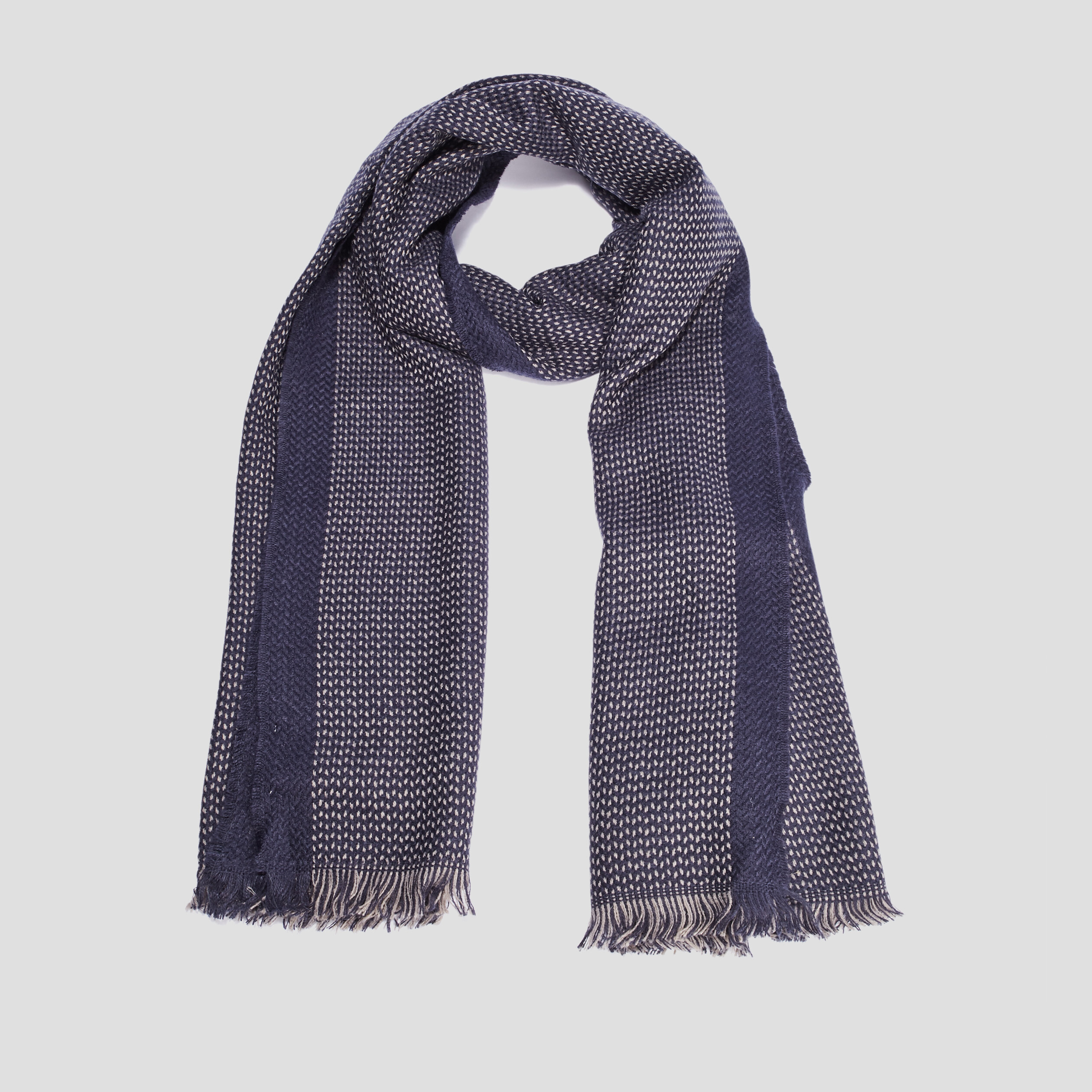 Écharpe bleu marine homme | La Halle