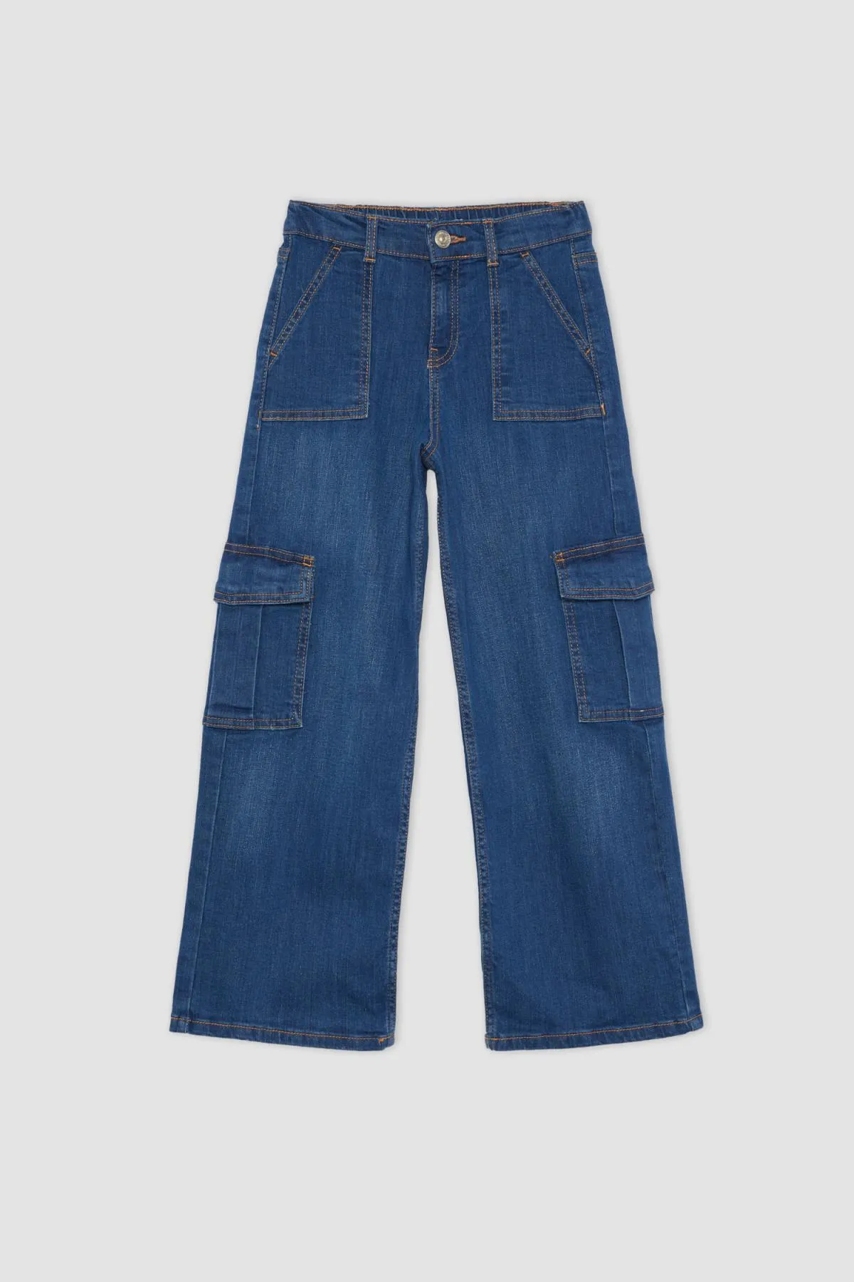 DeFacto  Cargo-Jeanshose mit weitem Bein für Mädchen