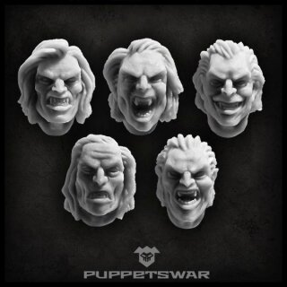 Noble Vampire heads (5)