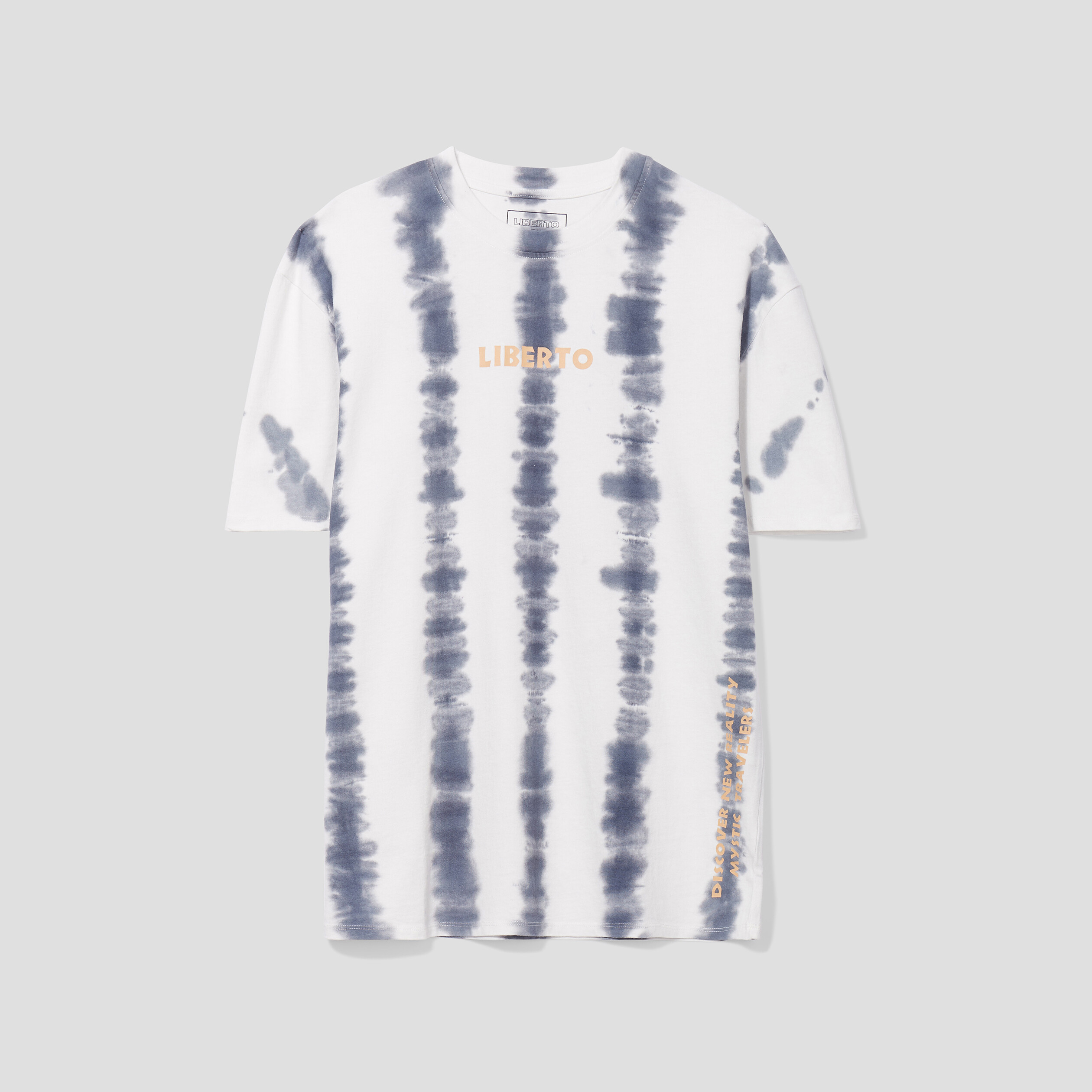 T-shirt oversize manches courtes Liberto gris homme | La Halle