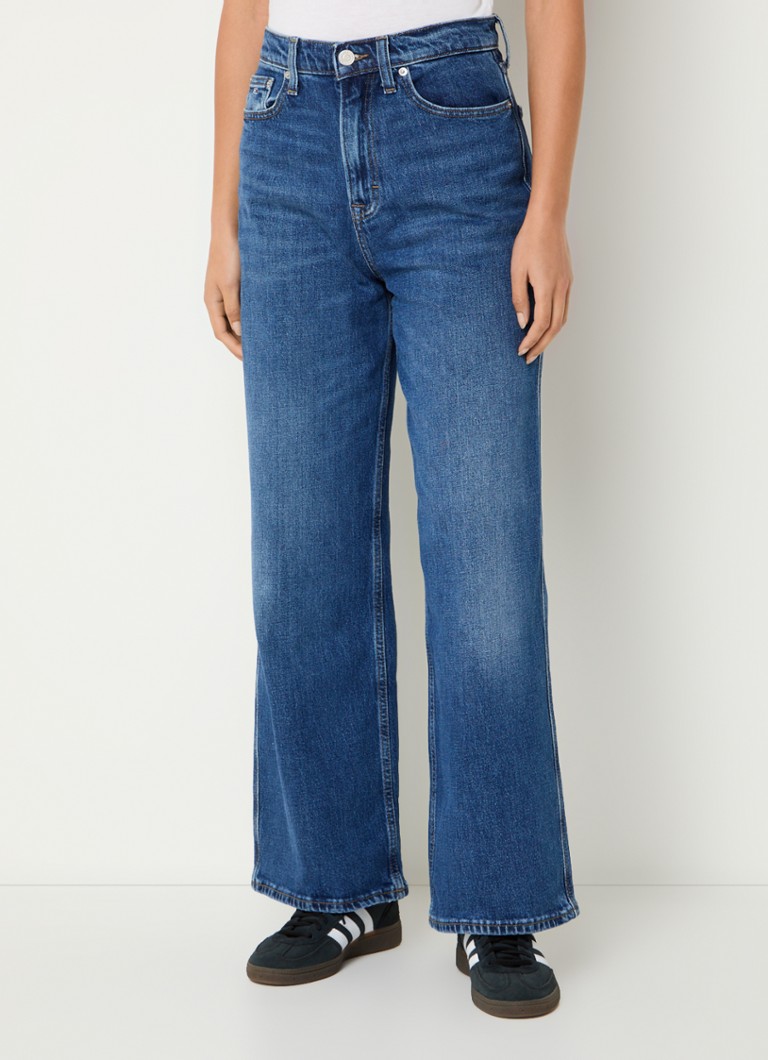 Tommy Hilfiger Claire high waist wide leg jeans with side pockets