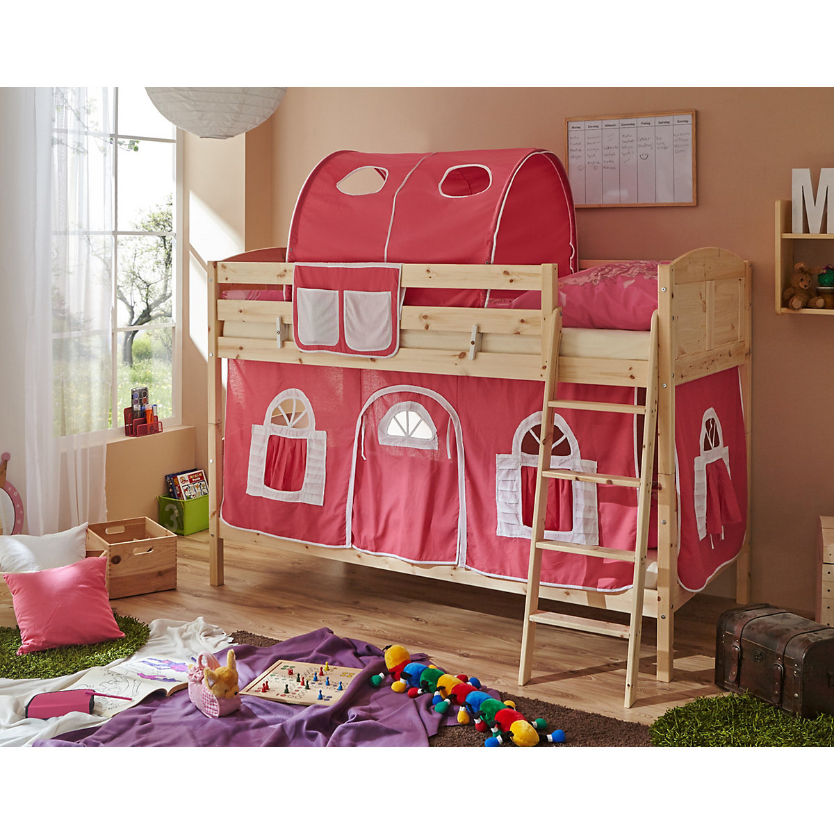 Etagenbett Erni Country Kiefer Natur