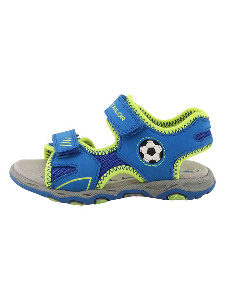Tom Tailor Sandalen in Blau/ Gelb günstig kaufen