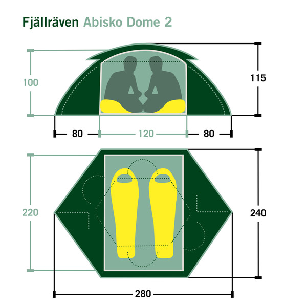 ABISKO DOME 2 - Kuppelzelt