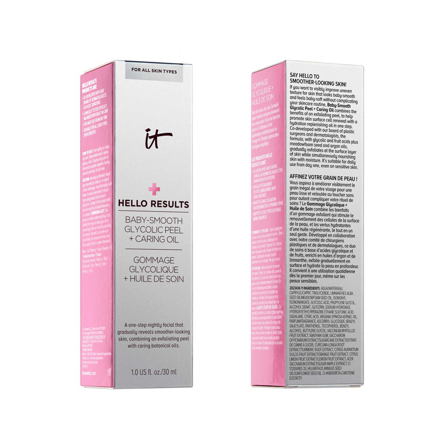 It Cosmetics Hello Results Gommage Glycolique Effet Peau de Bébé