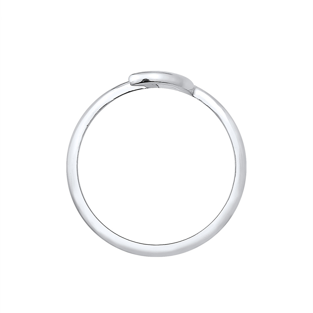 Elli Elli Bague Découpe Demi Lune Astro Bague Femme - (925/1000) Argent Bague