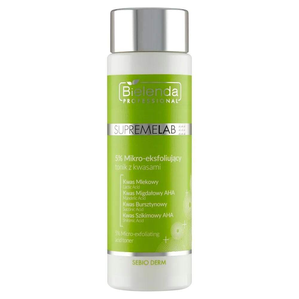 Bielenda Professional Supremelab SeBIODerm 5% Μικροαπολεπιστικό τονωτικό με οξέα