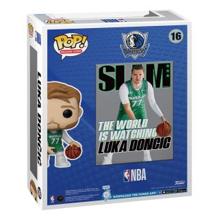 NBA Cover POP! Basketball Vinyl Figur Luka Doncic (SLAM Magazin) 9 cm
