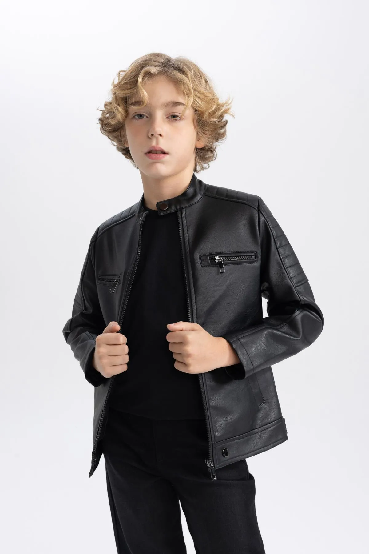 DeFacto  Junge - Wasserabweisende Halbrollkragenjacke B1829a824sp