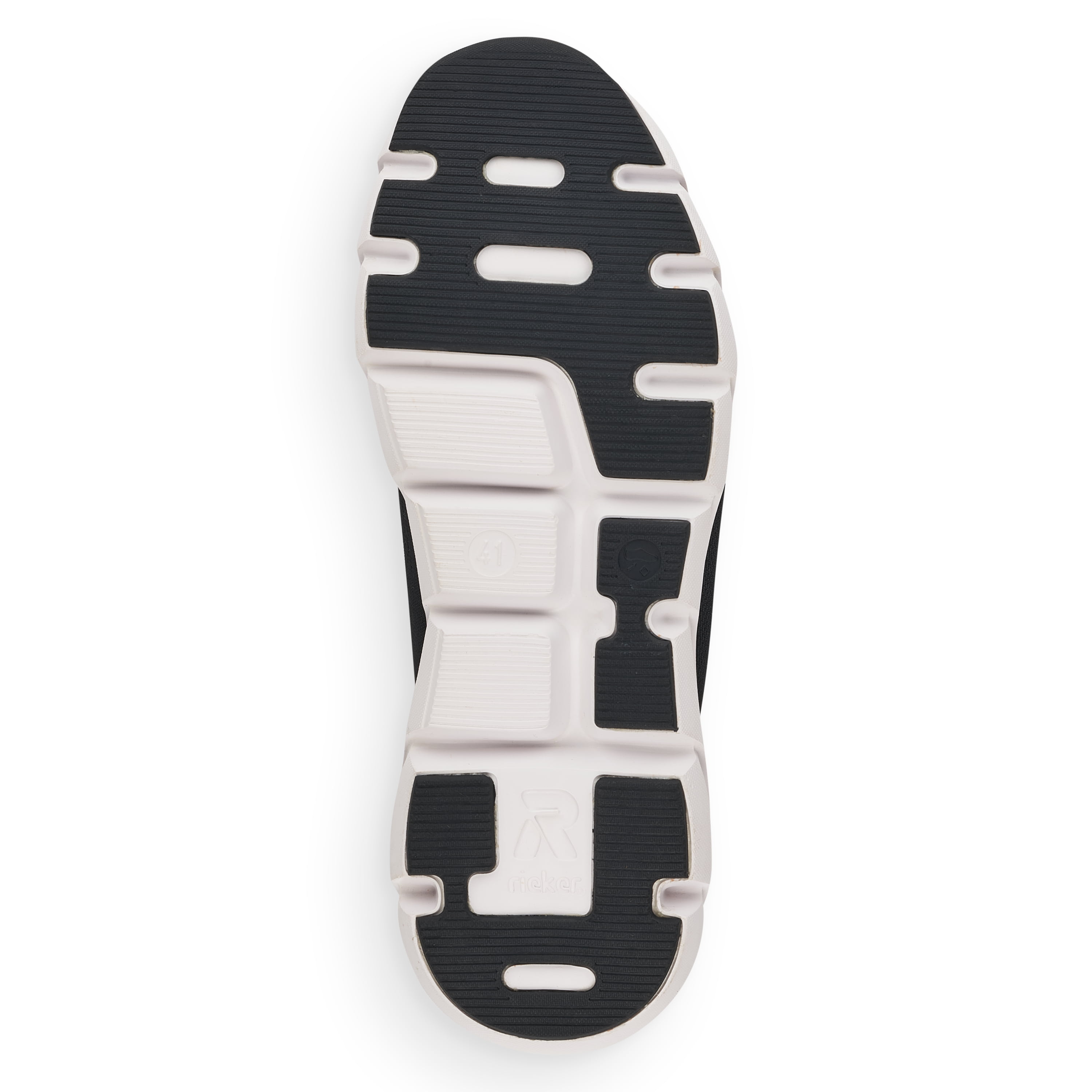 Rieker Herren Slipper midnight black