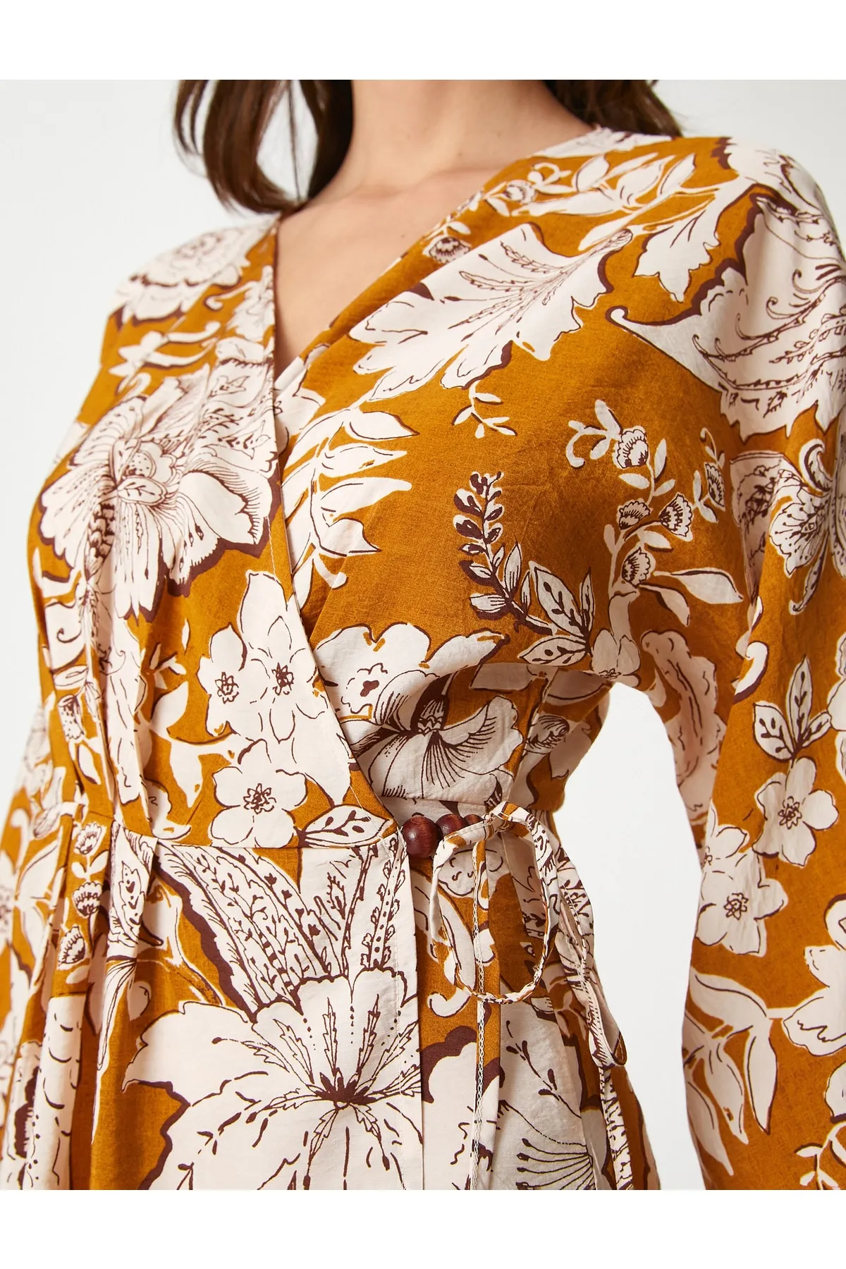 Koton  Geblümtes Wickelkleid