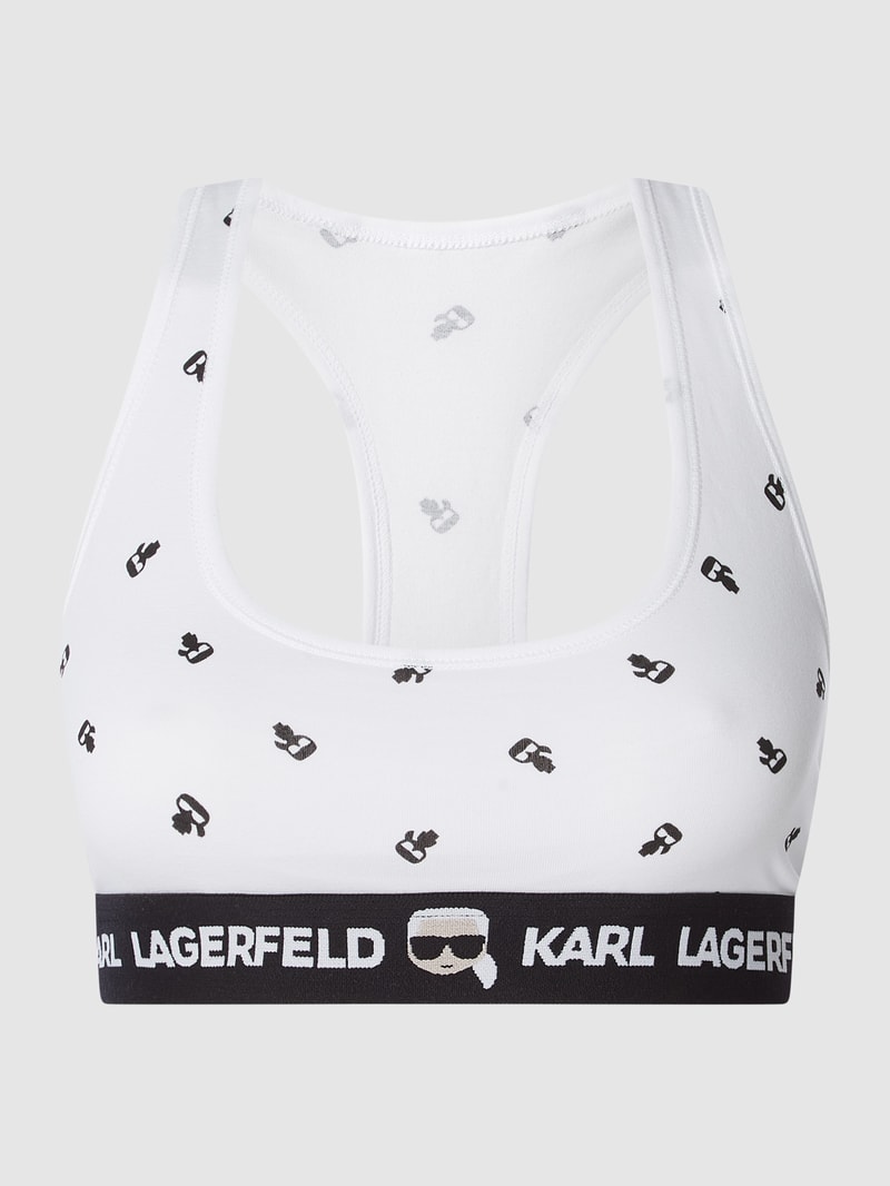 Bustier mit Stretch-Anteil in weiß