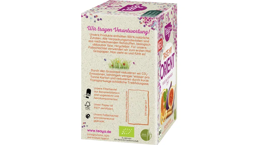 Teaya Bio Taste my Orient Früchtetee 34 g