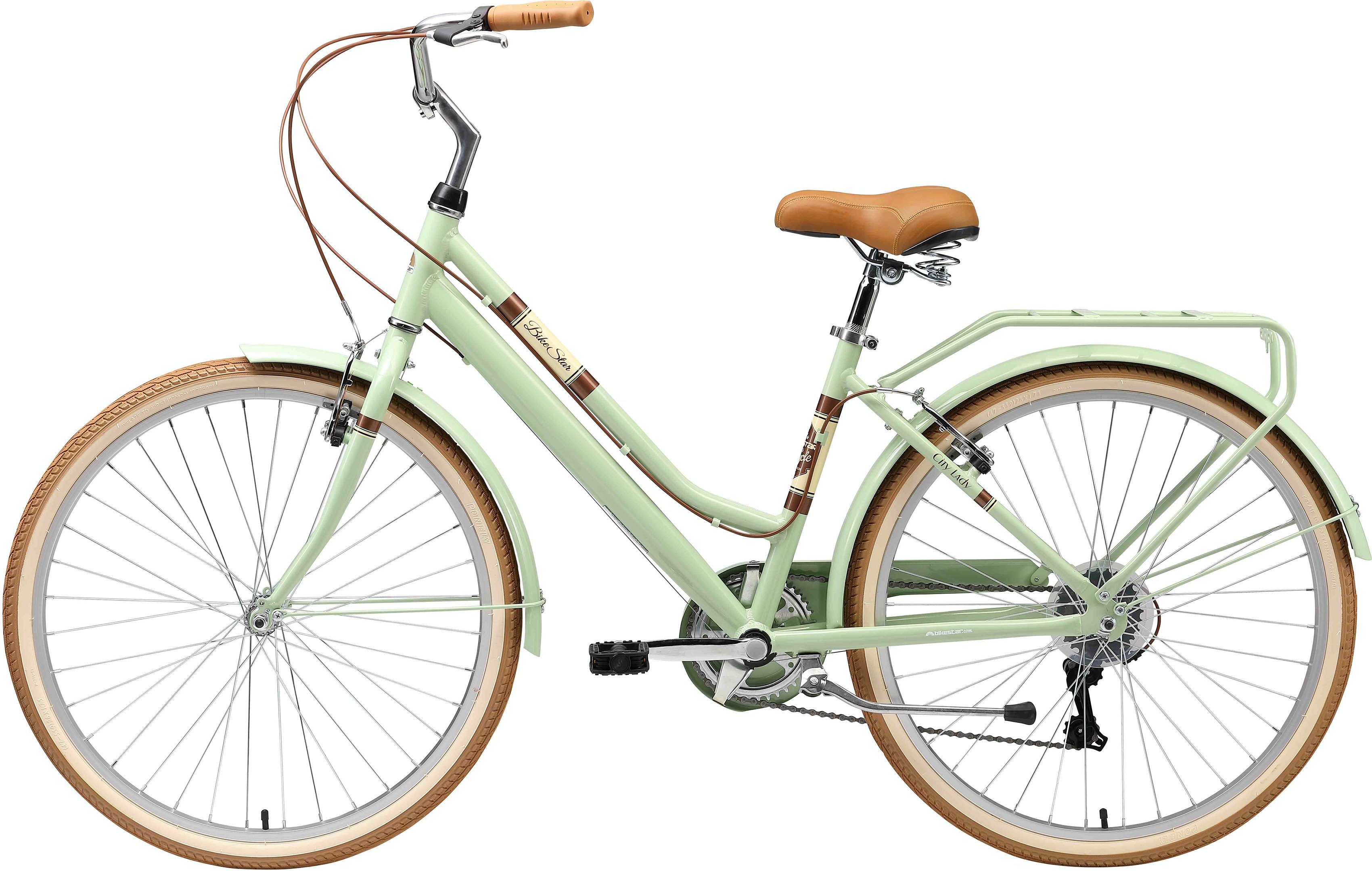 Bikestar Cityrad, 7 Gang Shimano RD-TY21 Schaltwerk, Kettenschaltung