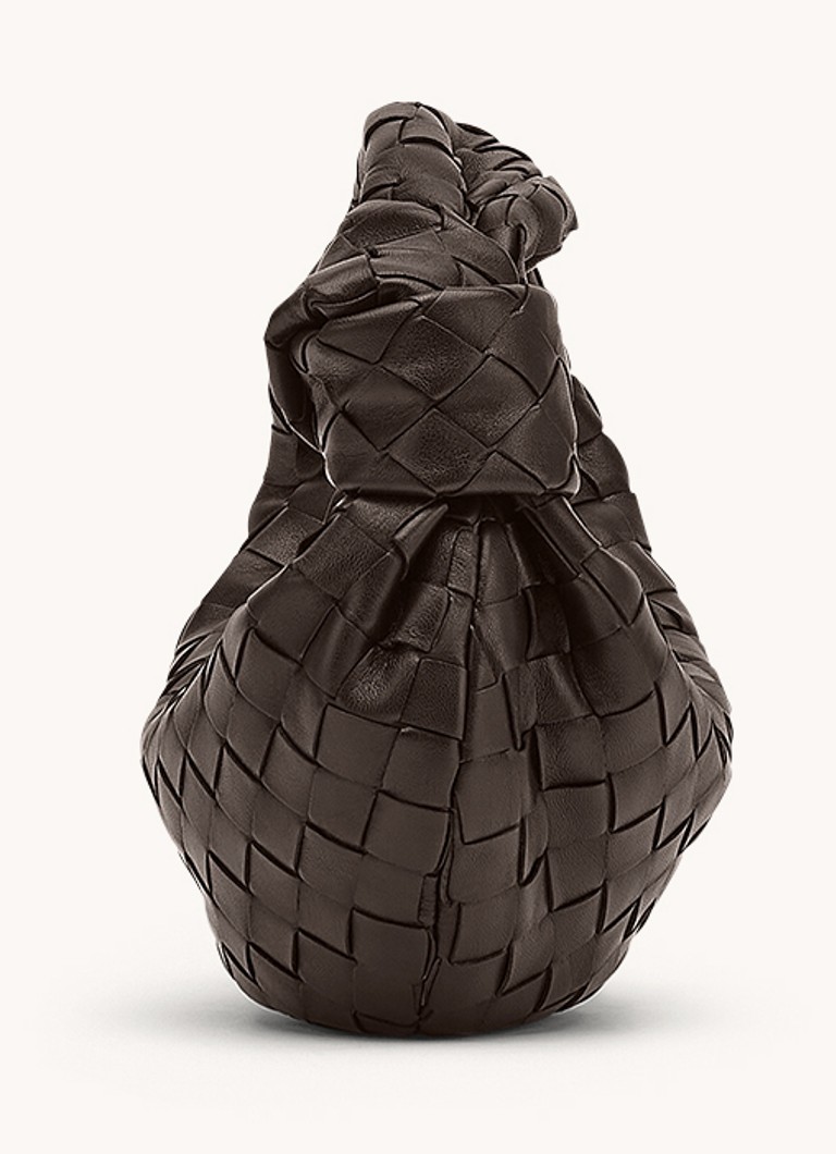 Mini torebka Bottega Veneta Jodie ze skóry jagnięcej