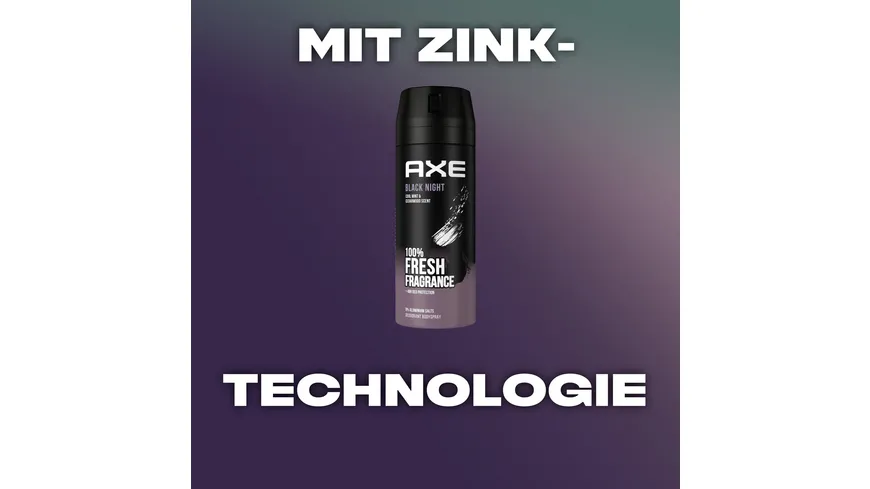 AXE Deospray Black Night ohne Aluminium 150 ml