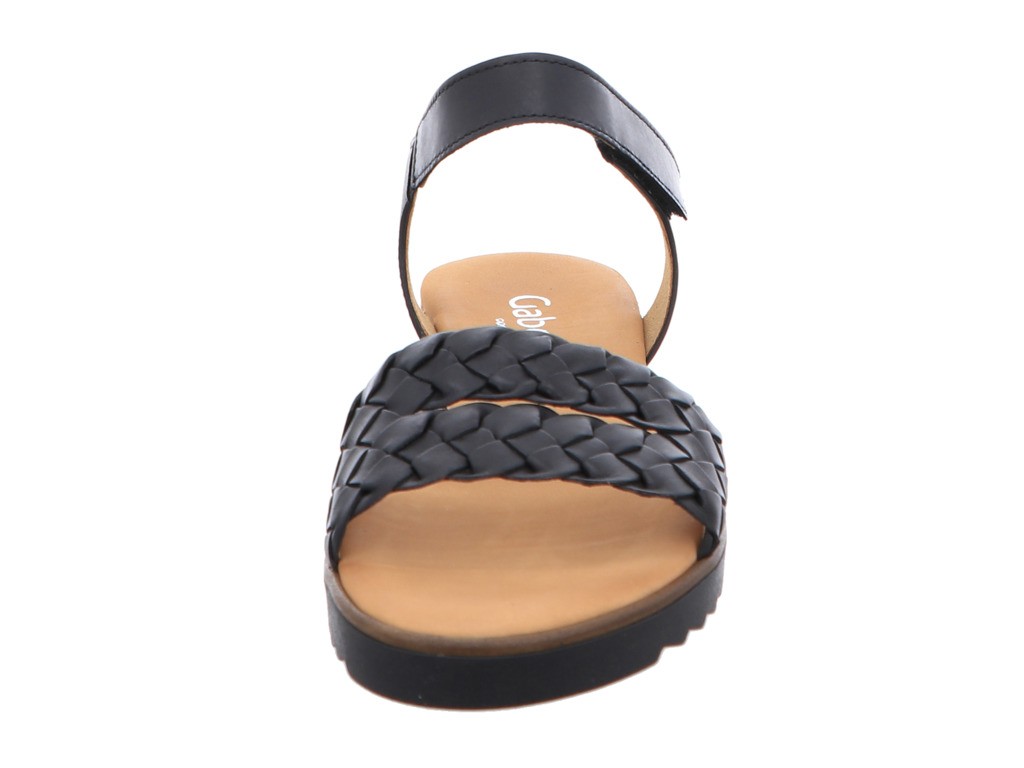 GABOR Komfort Sandalen schwarz Gabor Comfort Riemchensandale 22.759.27
