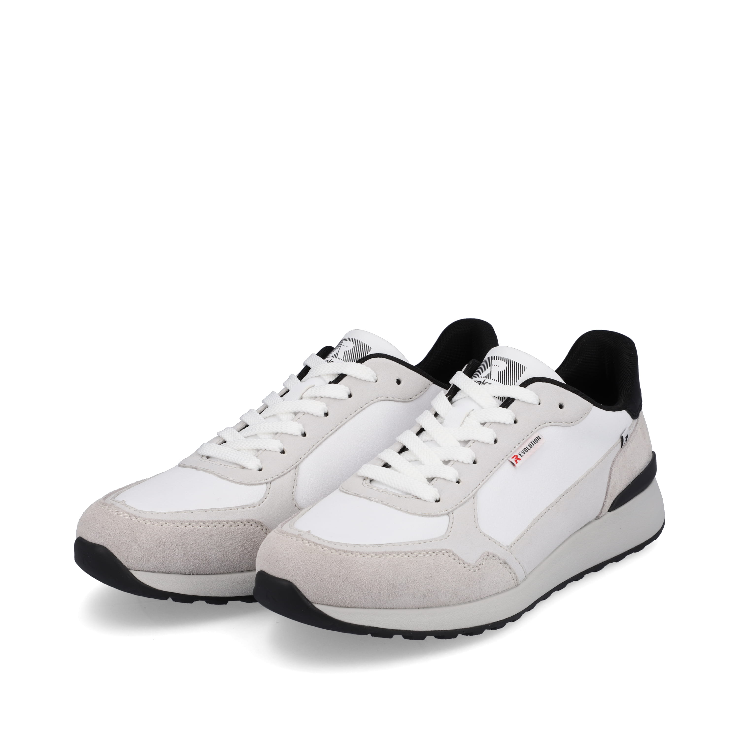 Rieker Herren Sneaker Low pearl-white grey
