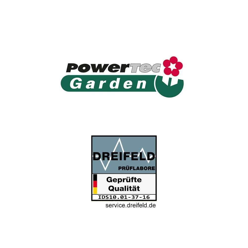 Powertec Garden Maschendrahtzaun Komplett-Set Lx15m x 150cm grün