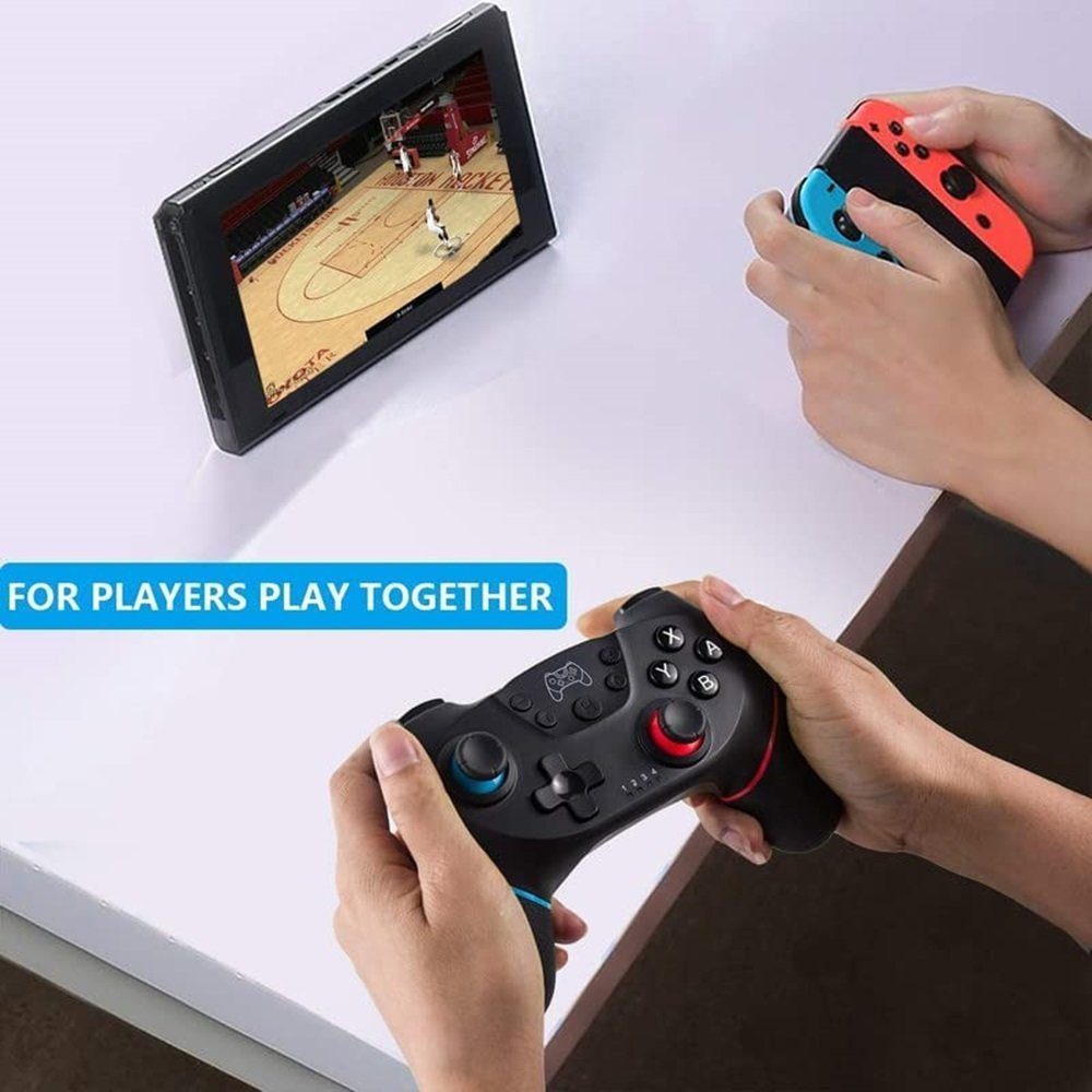 Hikeren Kabelloser Gaming Controller Mit Vibration,Achsen Gyroskop,Komfortabel Gamepad (1 St)