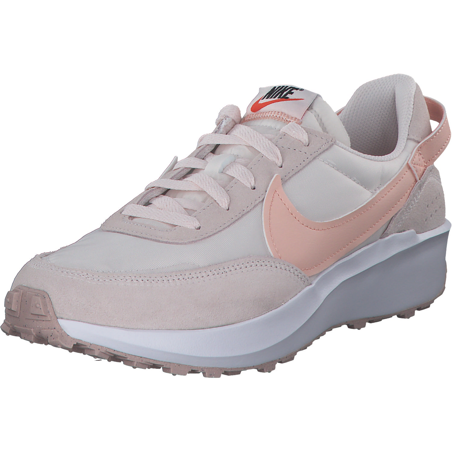 Nike Waffle Debut DH9523, Sneakers Low, Damen, lt soft pink/arctic orange