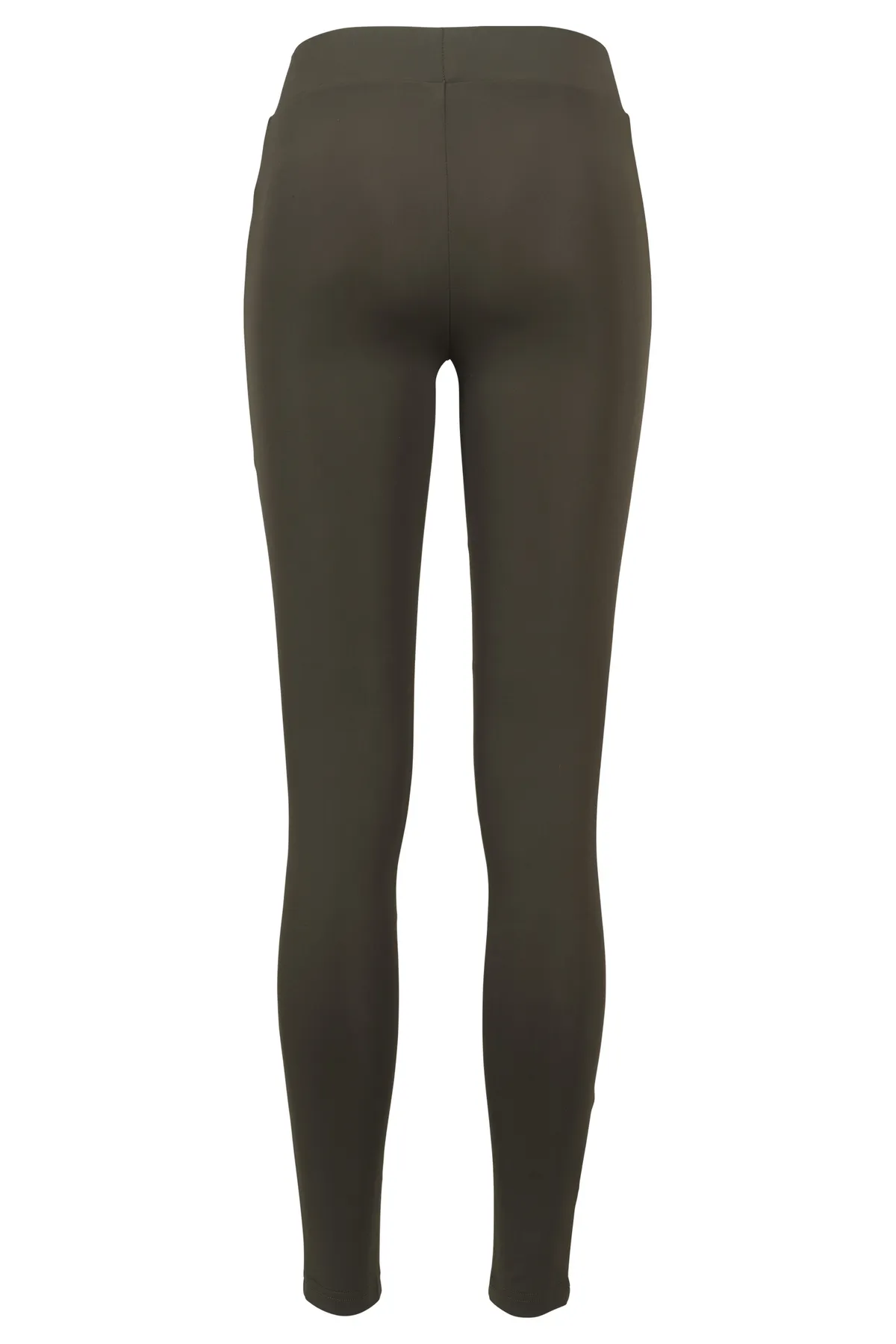 Urban Classics  Leggings - Khaki - Mittlerer Bund