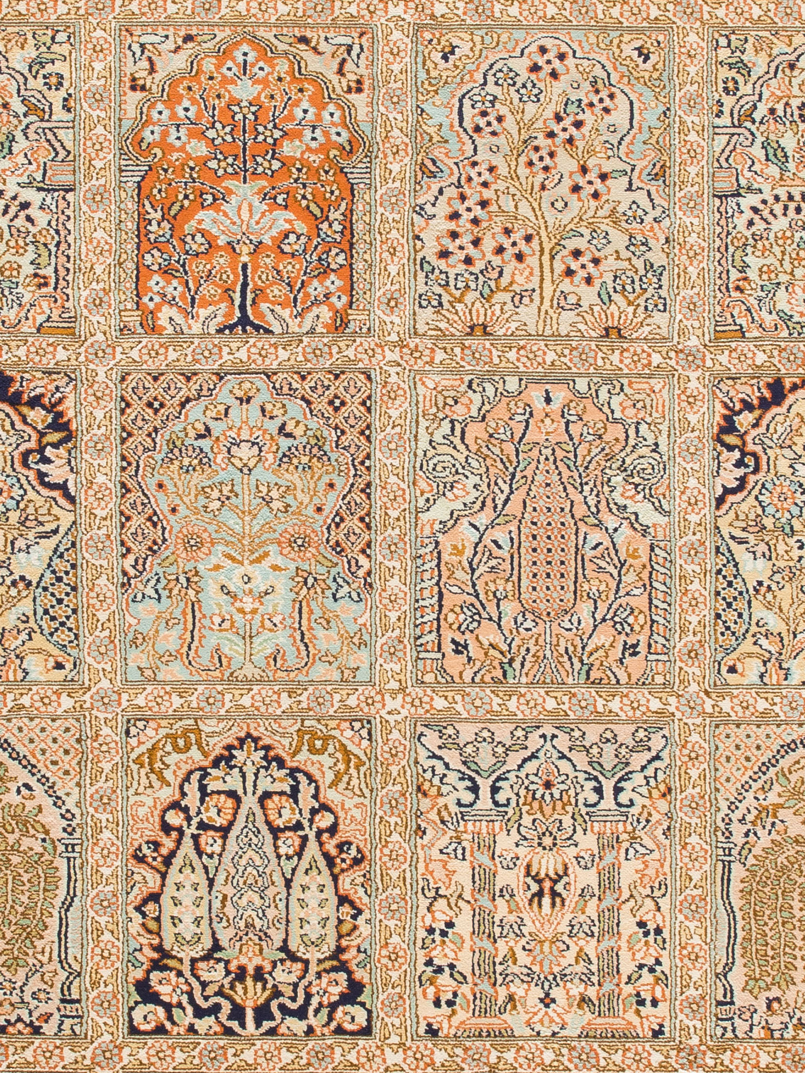 Kaschmir Seide 16/16 ca. 244 x 337 cm, Unikat / Einzelstück
