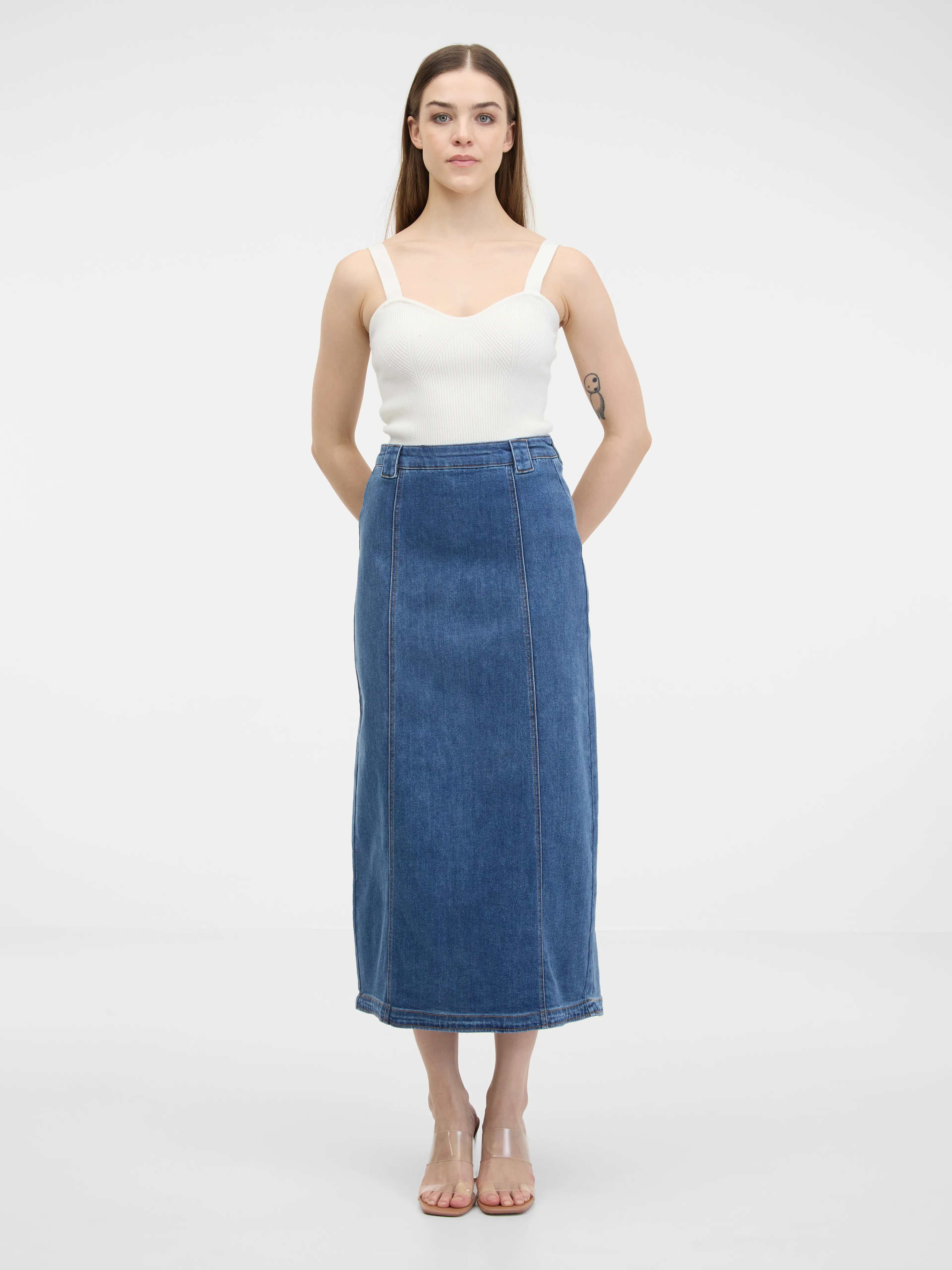 Blauer Damen-Jeansrock ORSAY