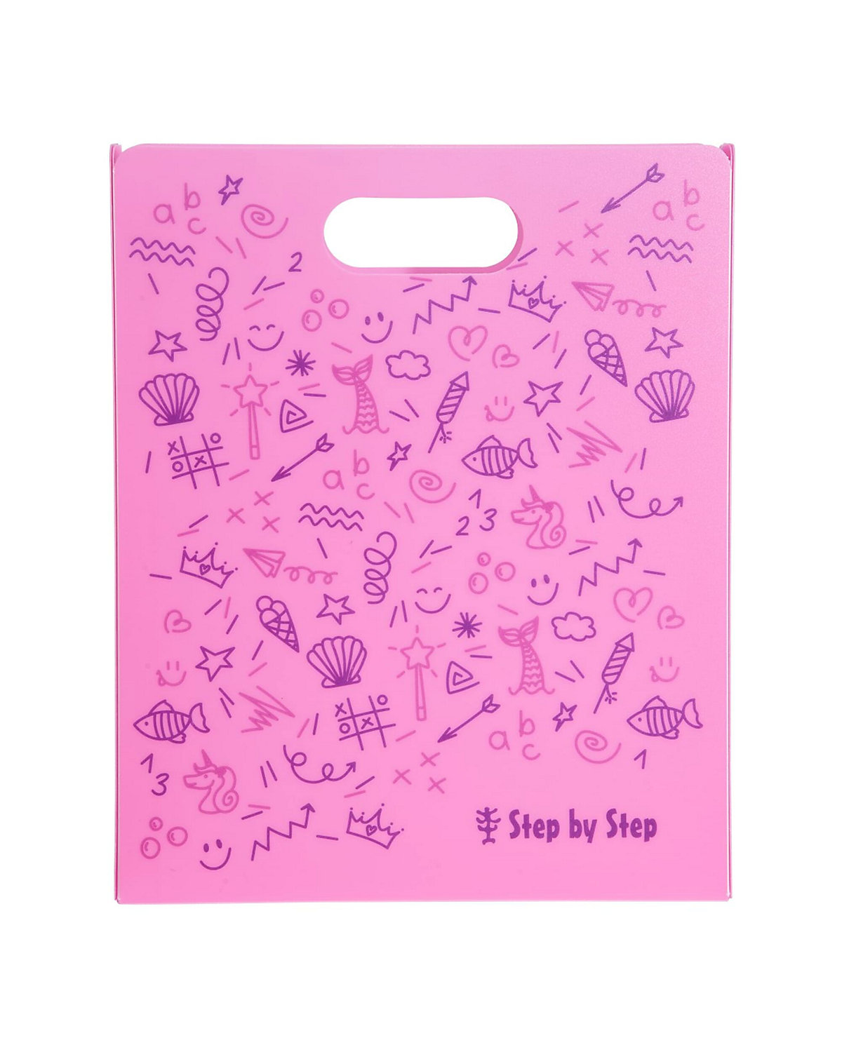 Heftbox mit Tragegriff, pink