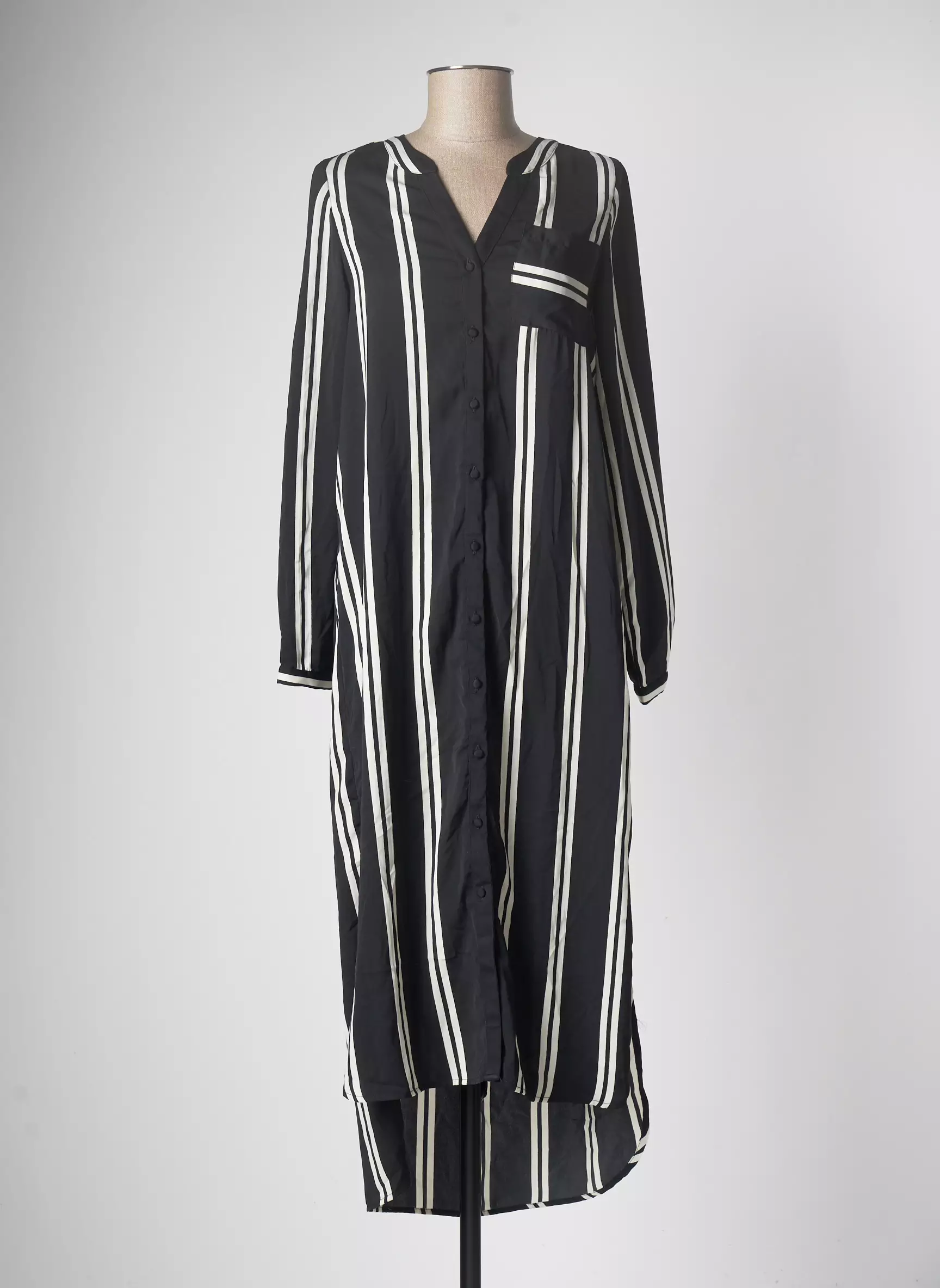 Vero Moda Robes Mi Longues Femme couleur noir