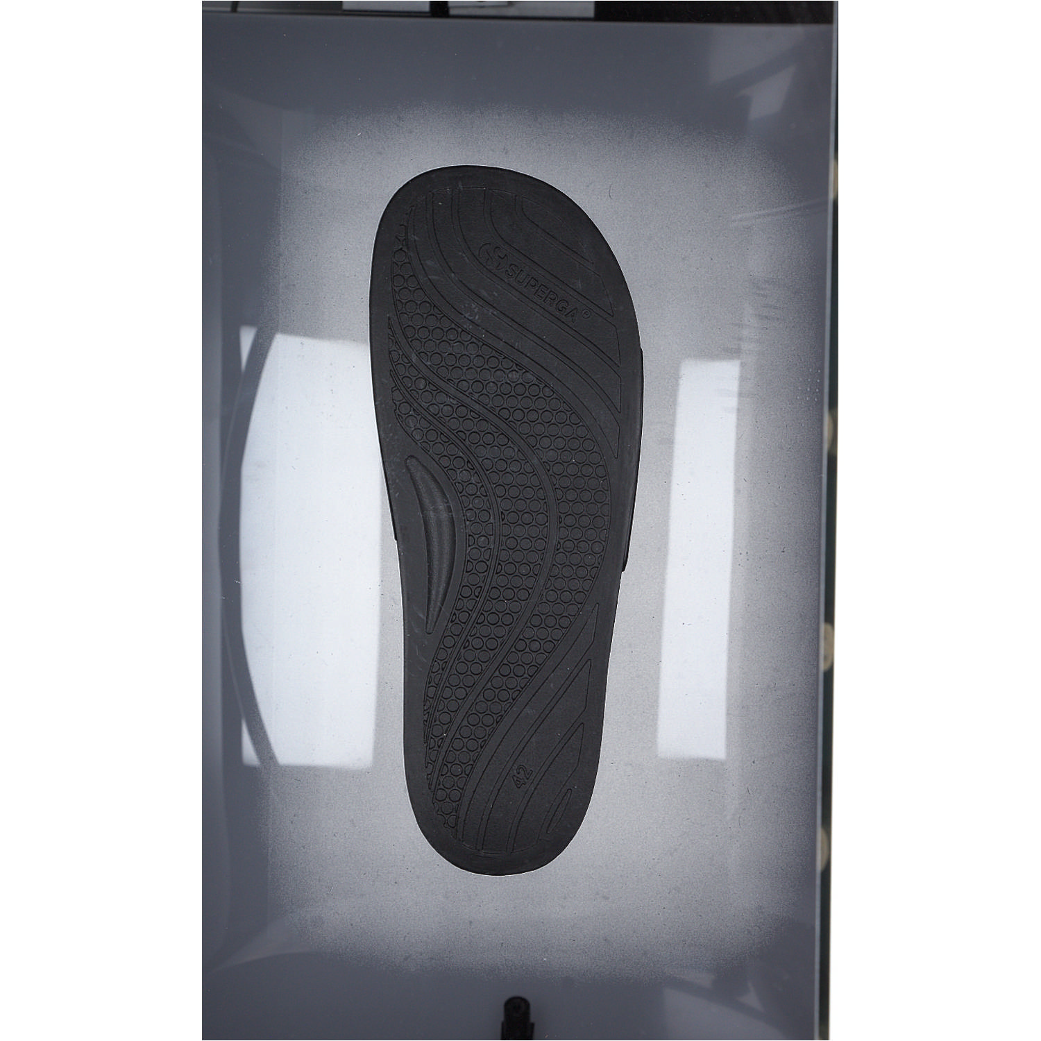 Superga 1918 Slides Clear S51138W, Badeschuhe, Damen, black