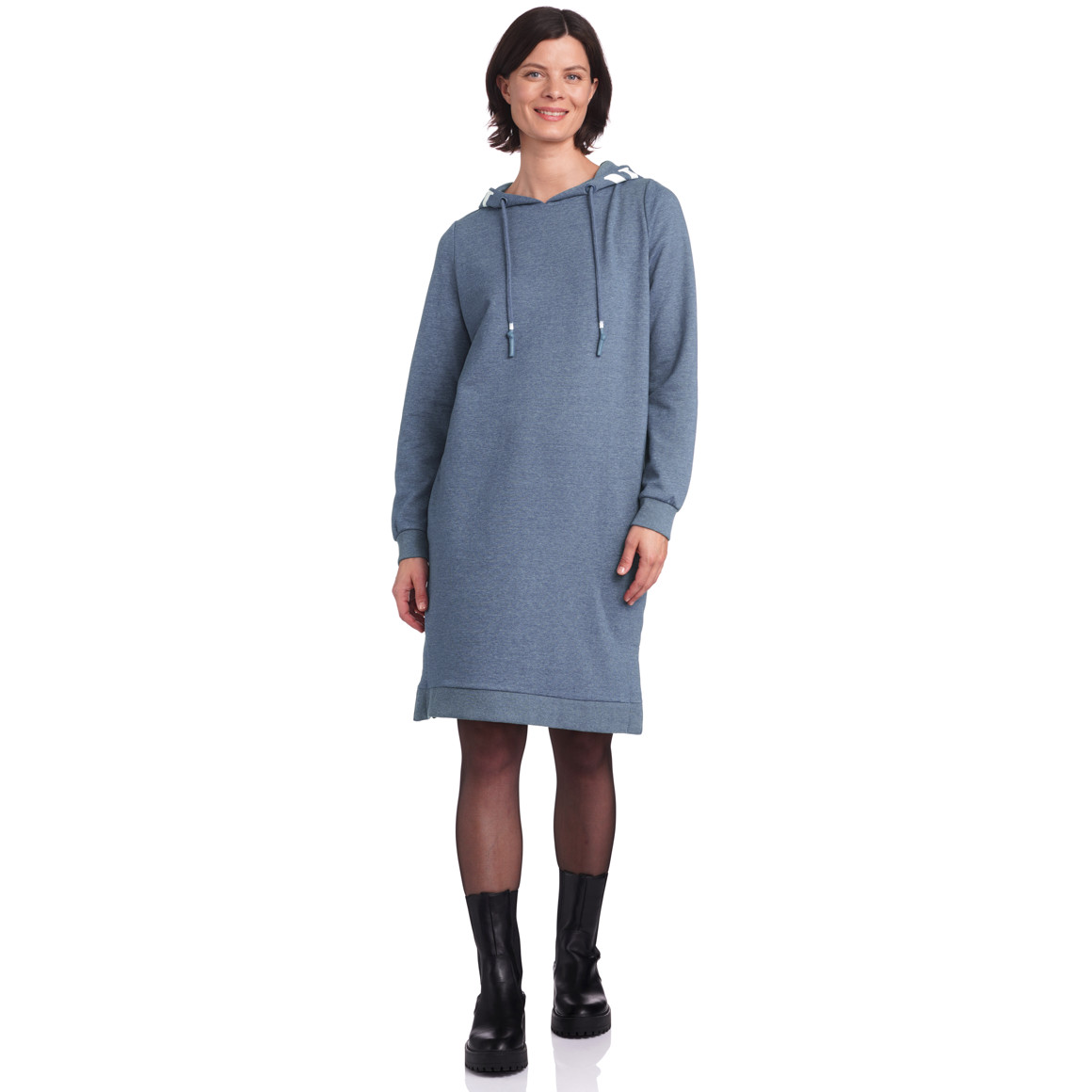 Damen Sweatkleid mit Kapuze