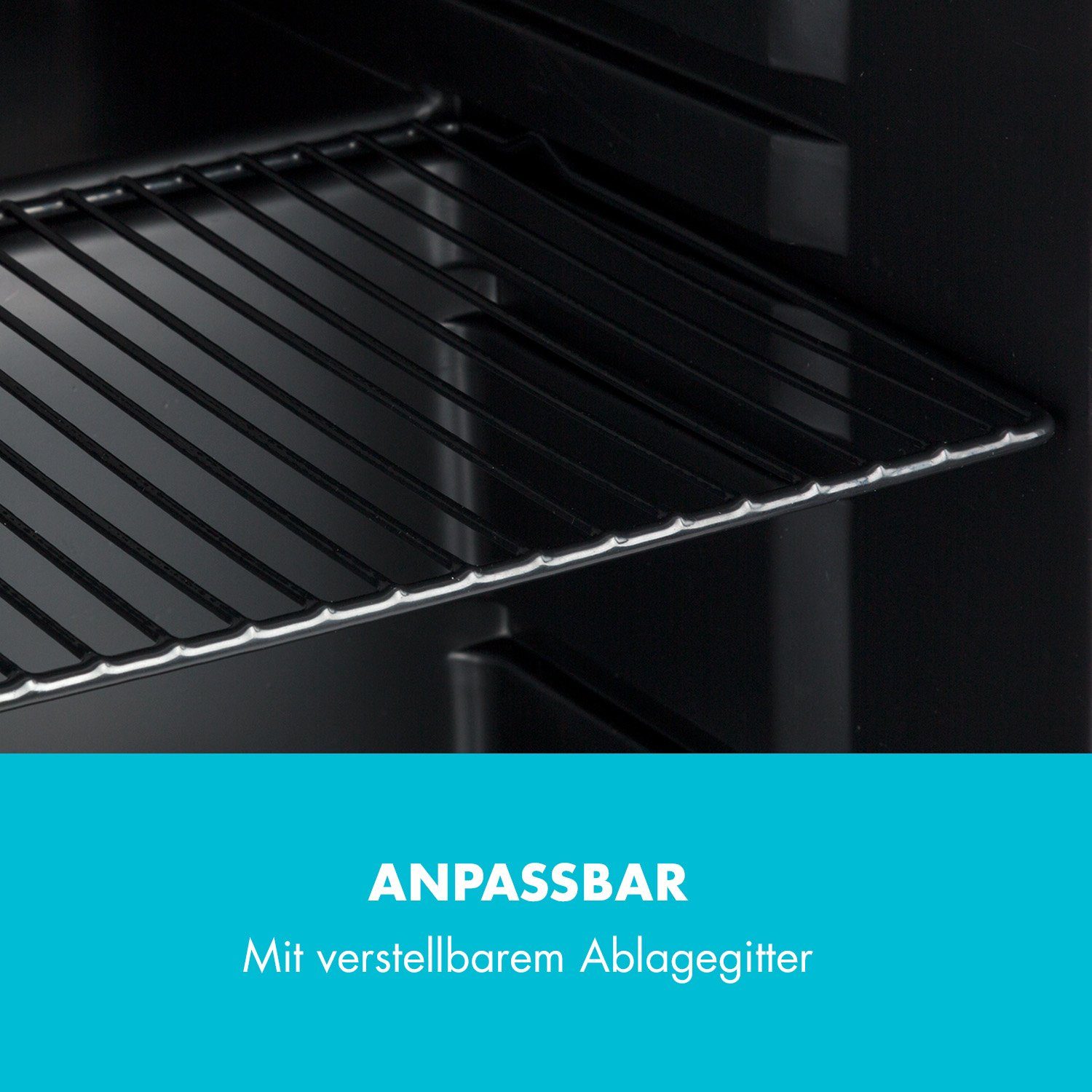 Klarstein Getränkekühlschrank HEA13-PopLife-48L 10040737, 47.5 cm hoch, 44 cm breit, Bierkühlschrank Getränkekühlschrank Flaschenkühlschrank mit Glastür