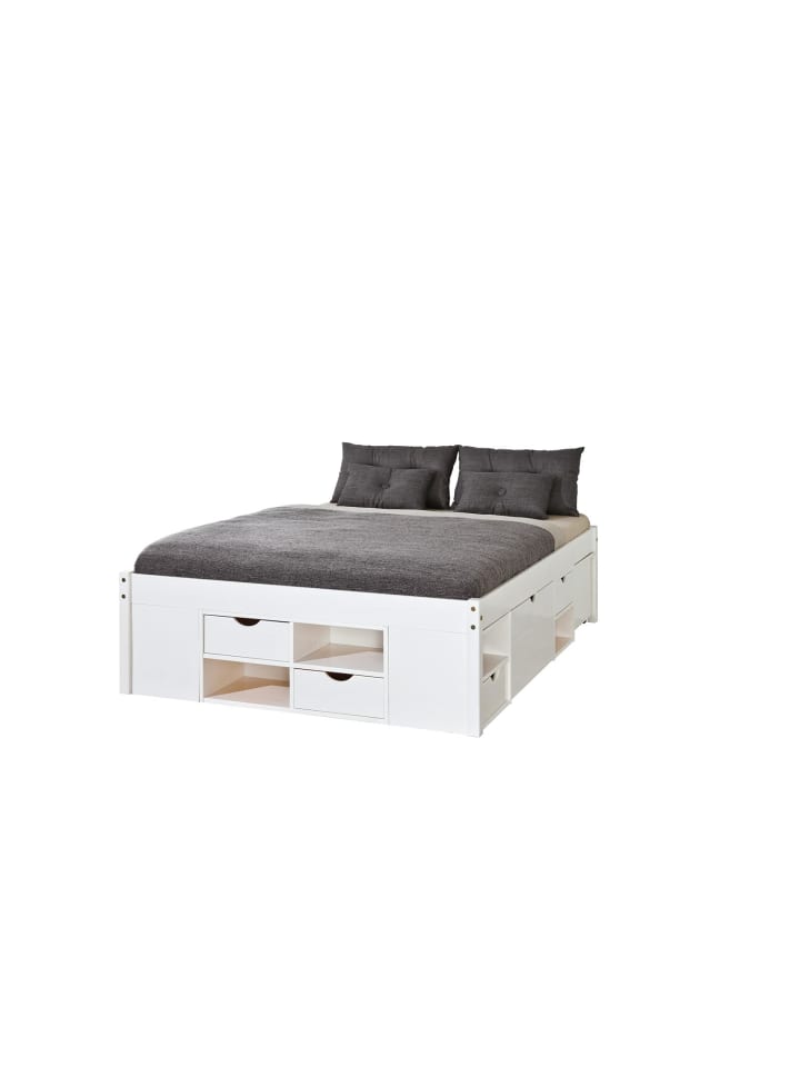 ebuy24 Doppelbett Till Weiß 186 x 209 cm günstig kaufen onesize