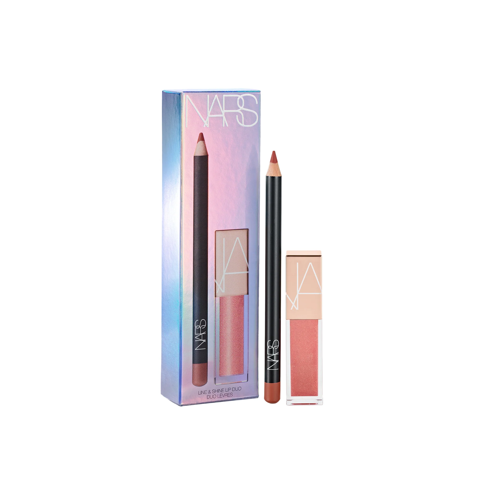 Set buze Lips LINE & SHINE - Cutie machiaj, Luciu de buze