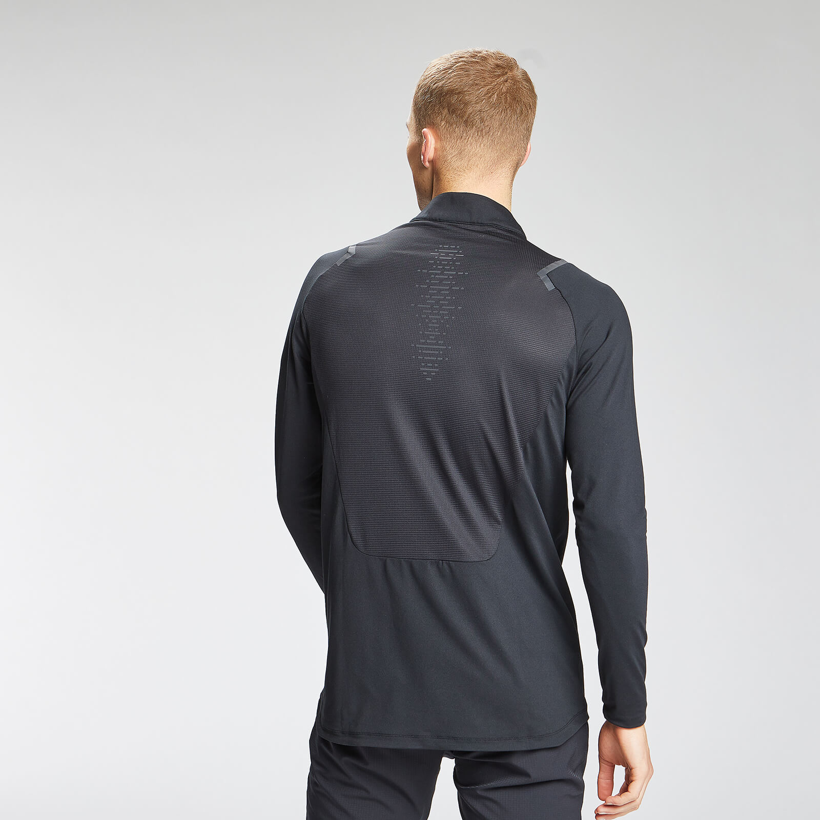 Haut à fermeture éclair ¼ MP Velocity pour hommes – Noir