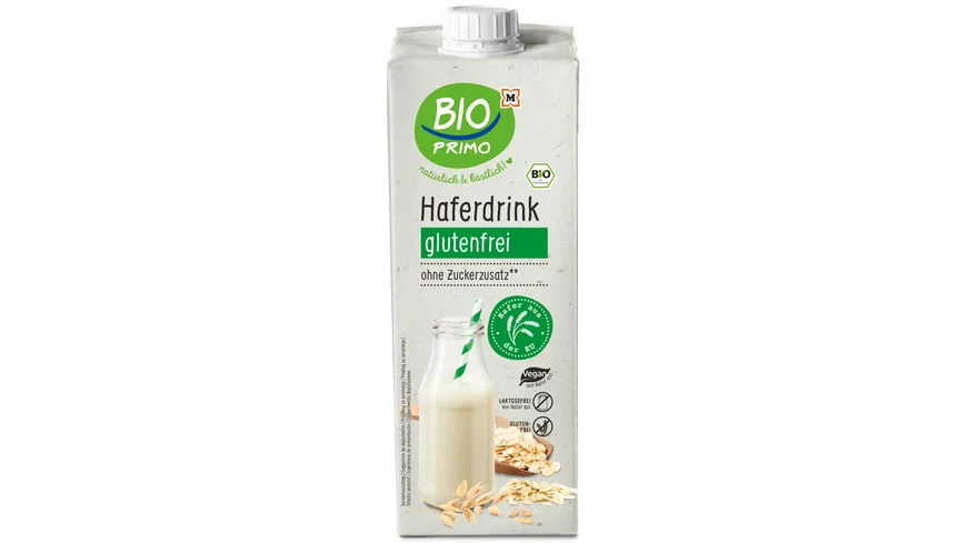 BIO PRIMO Bio Haferdrink Glutenfrei 1 l