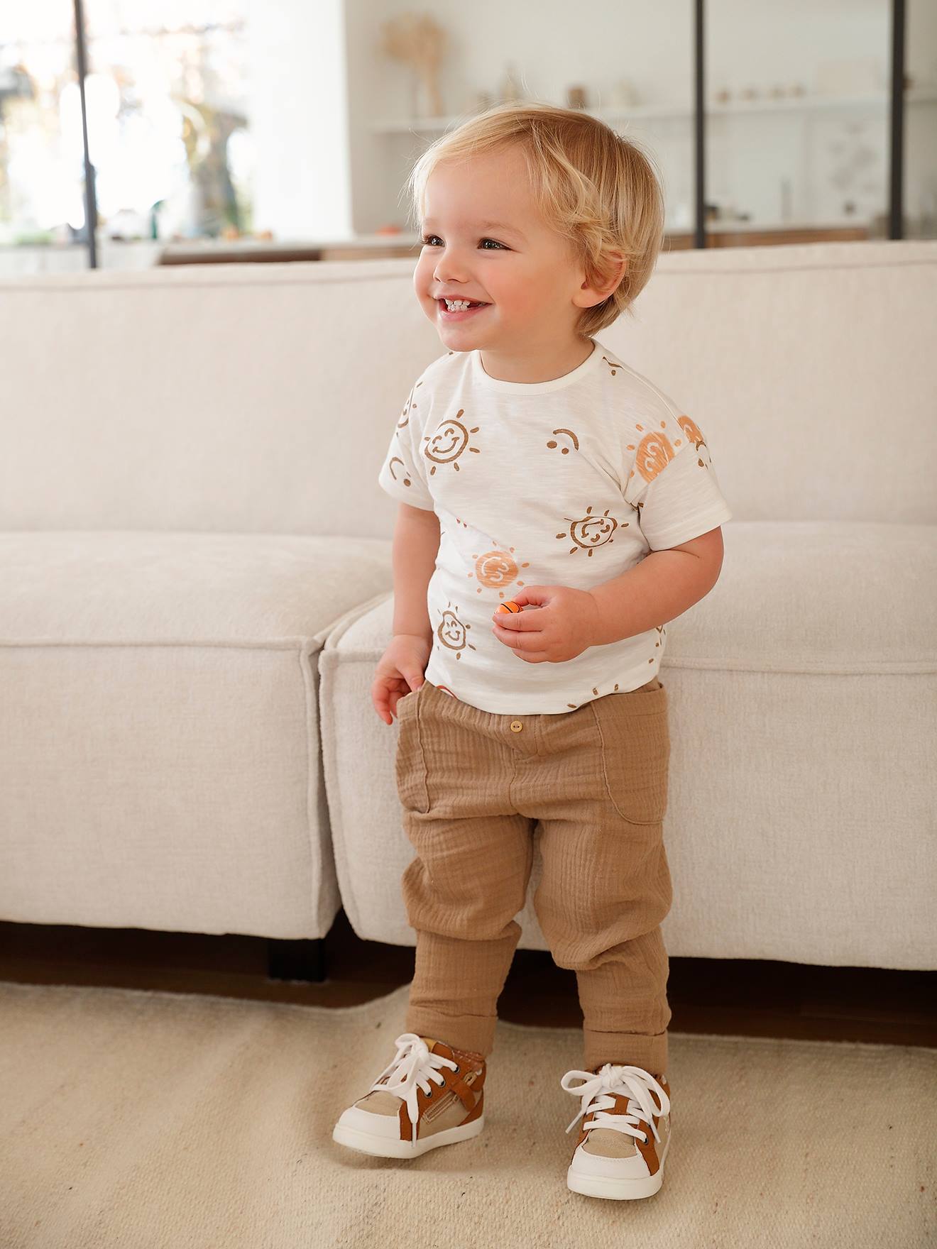 Vertbaudet Baby T-Shirt Oeko-Tex - wollweiß