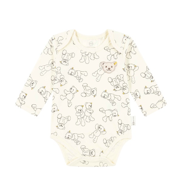 Body langarm, beige für Jungs