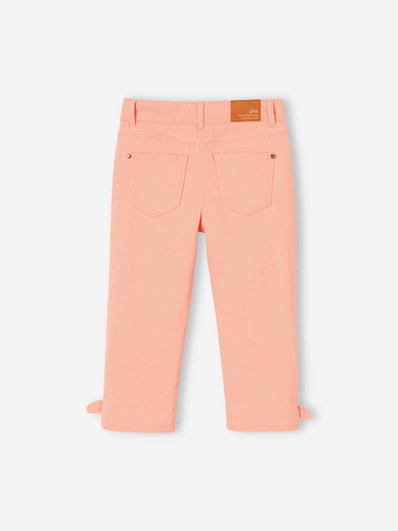 Vertbaudet Mädchen 7/8-Hose mit Schleifen - rosa