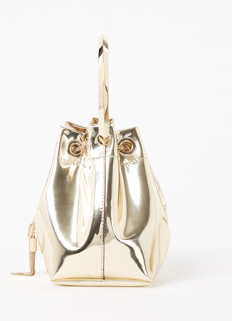 Sac à main miniature Jimmy Choo Bon Bon avec finition métallique